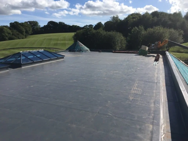 flat roof area waterproofing